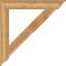 Ekena Millwork Traditional Traditional Rough Sawn Bracket, Western Red Cedar, 6"W x 46"D x 46"H BKT06X46X46TRA01RWR - alternate 3